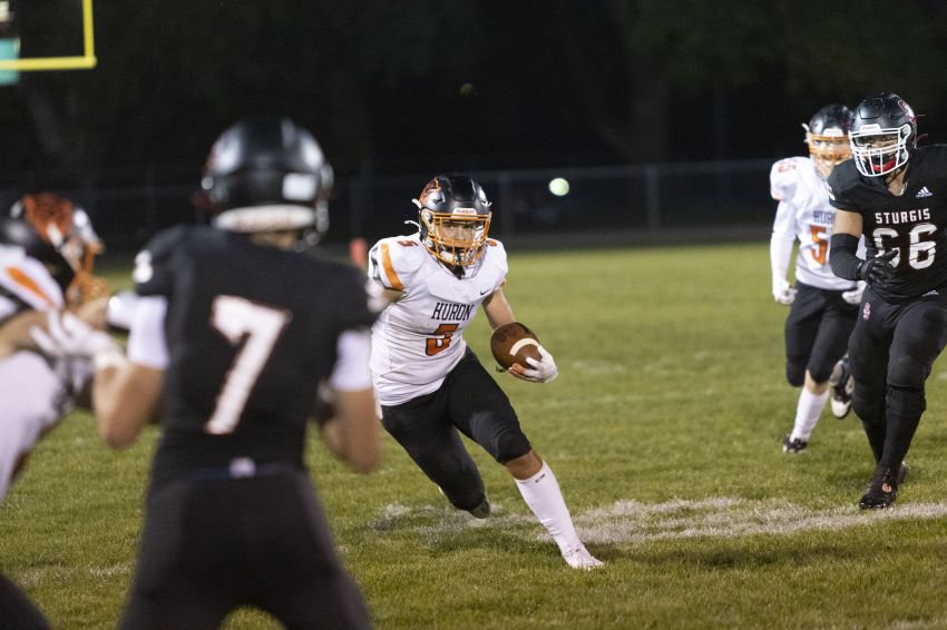 Sept. 19 Football Roundup - No. 2 Huron pulls away from No. 3 Sturgis, improves to 3-1 on the season 