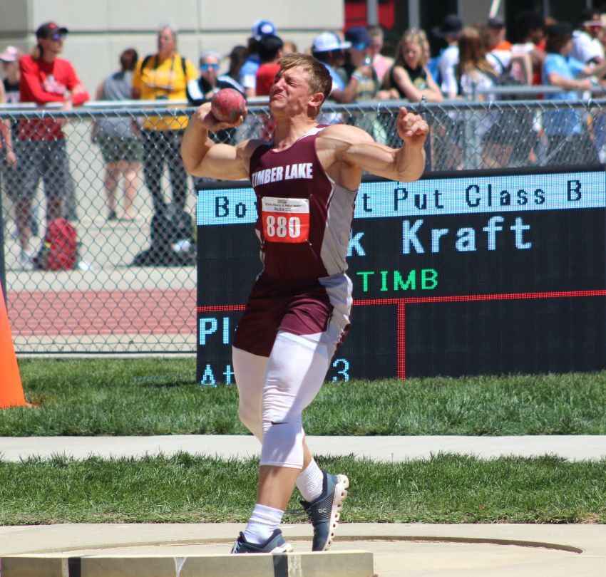  Timber Lake, Freeman Academy/Marion lead Class B boys track and field meet