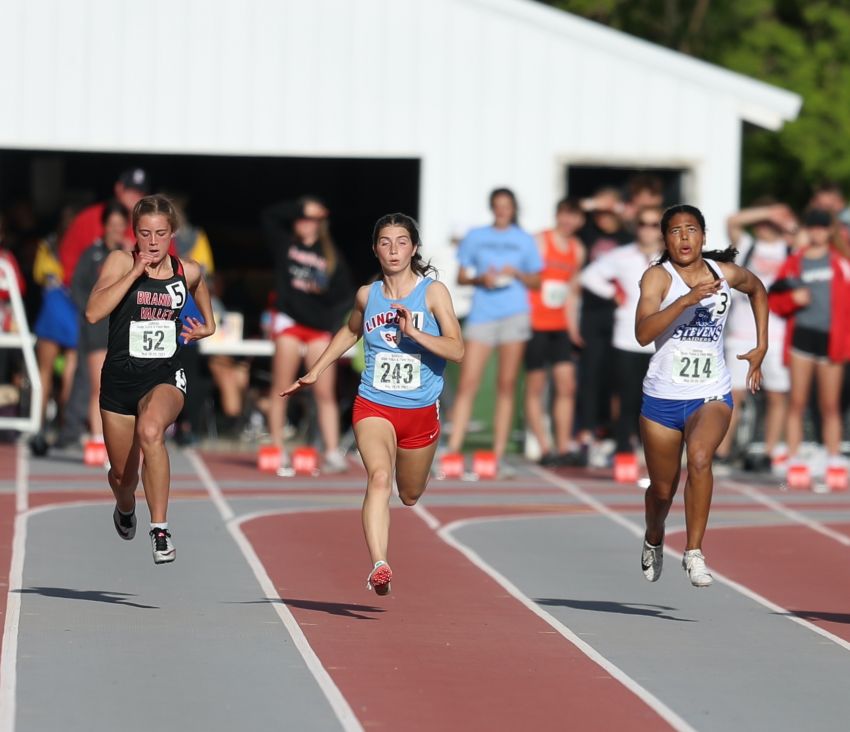 Class AA Girls Track and Field Leaders - Lincoln's Ellen Merkley among leaders in sprints, long jump 