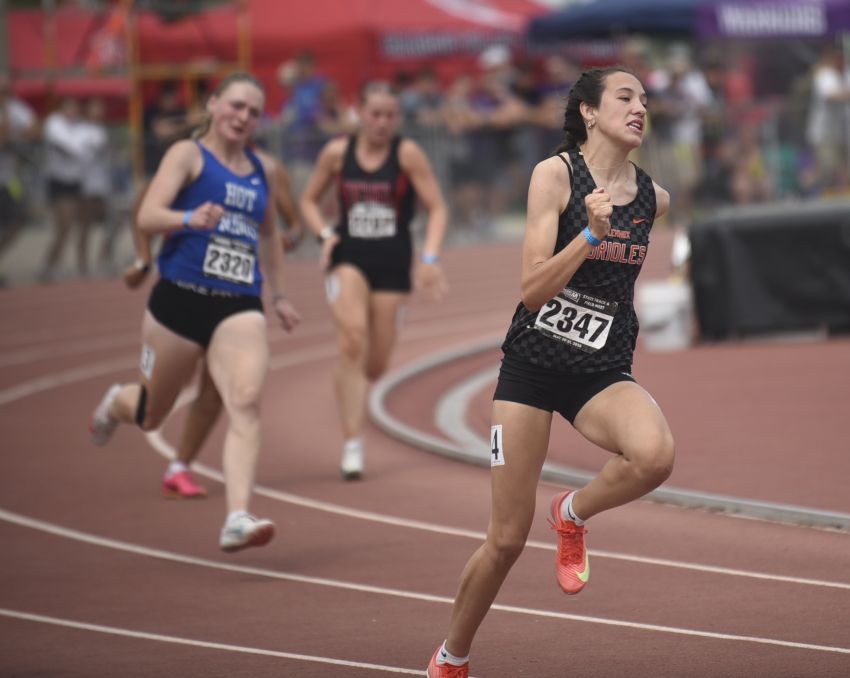 Class A Girls Track and Field Leaders - Lennox’s Bergan Musser sits atop three different events