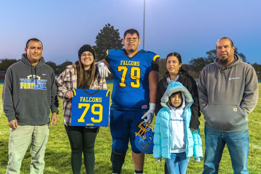 Falcon offensive lineman paving the way after scary appendectomy in August