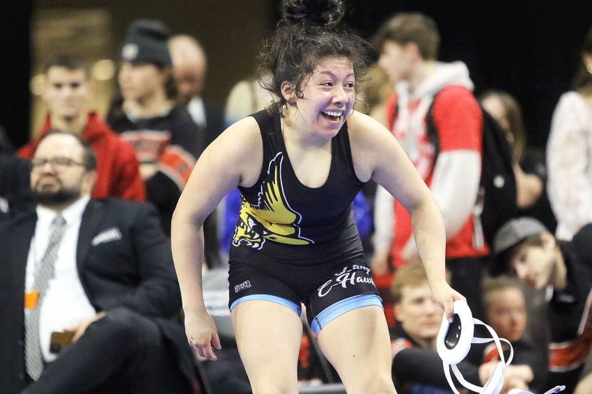 Canton girls look dominant on way to McCook Central/Montrose wrestling title