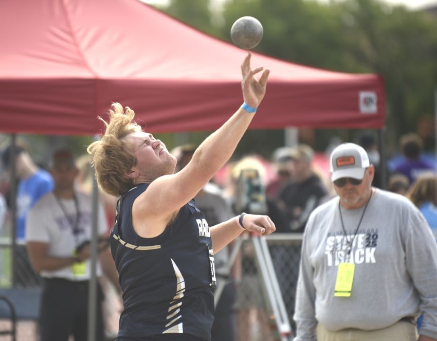 Class B Boys Track and Field Leaders - Gayville-Volin’s Nate Selchert holds early-season lead in shot put rankings 