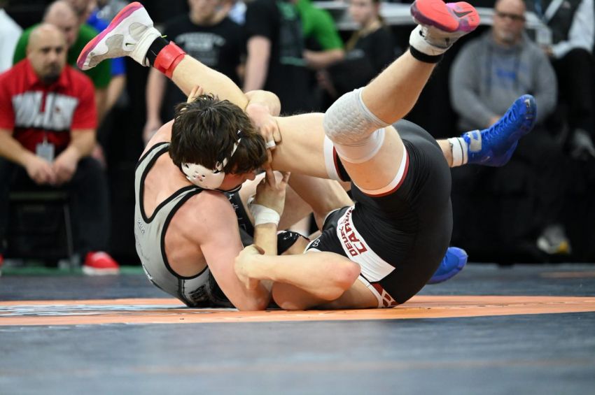   Class B Boys Wrestling - Badlands Brawlers take lead after Day 1