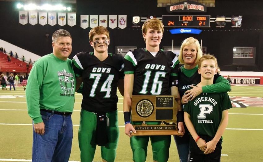 Proud Pierre parents - Mark and Tanna Zabel cherish Governor football ride with three sons 