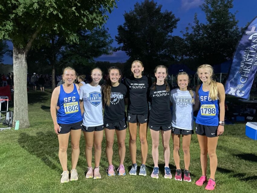 Sioux Falls Christian girls cross-country recently achieved No. 2 national ranking