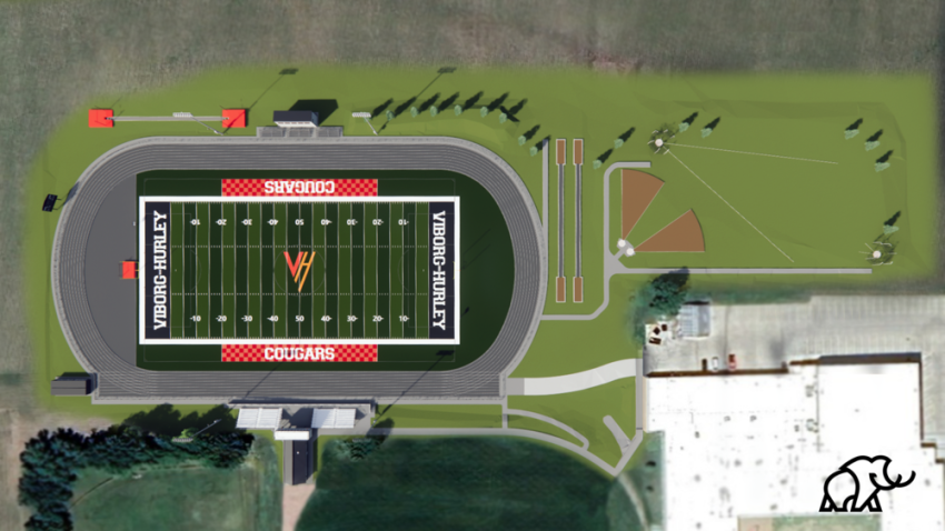 A $6 million state-of-the-art athletic complex is coming to Viborg-Hurley School 