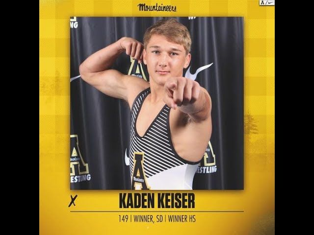 Winner athlete Kaden Keiser looking to put an exclamation point on brilliant wrestling career